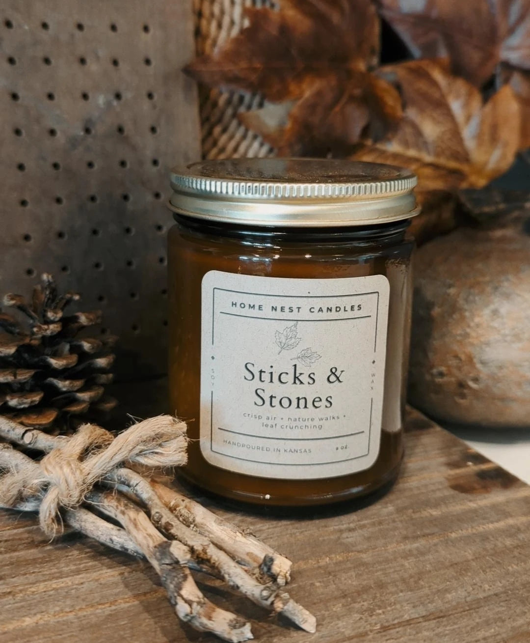 Sticks and Stones Candle