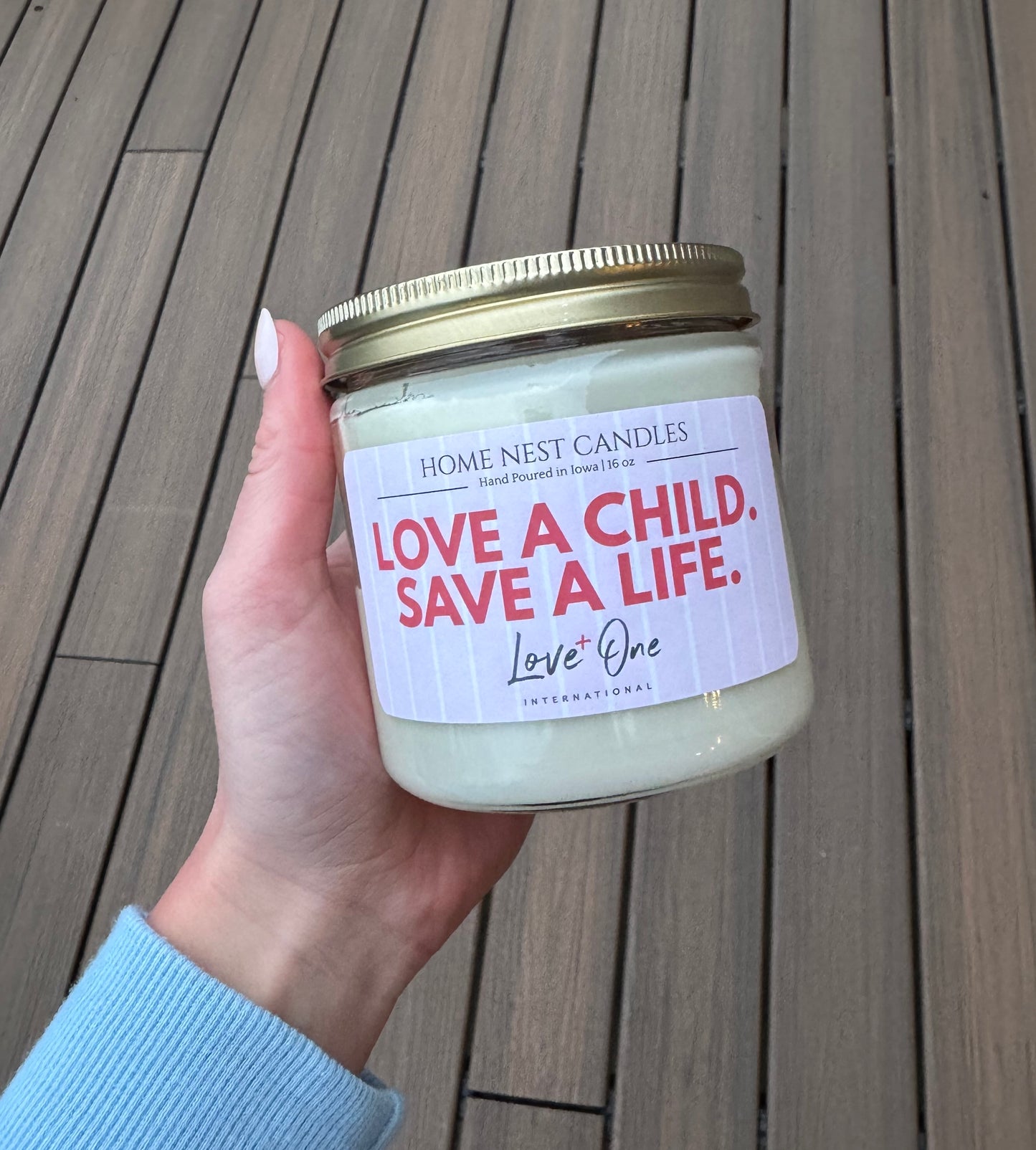 Exclusive Love One Candle